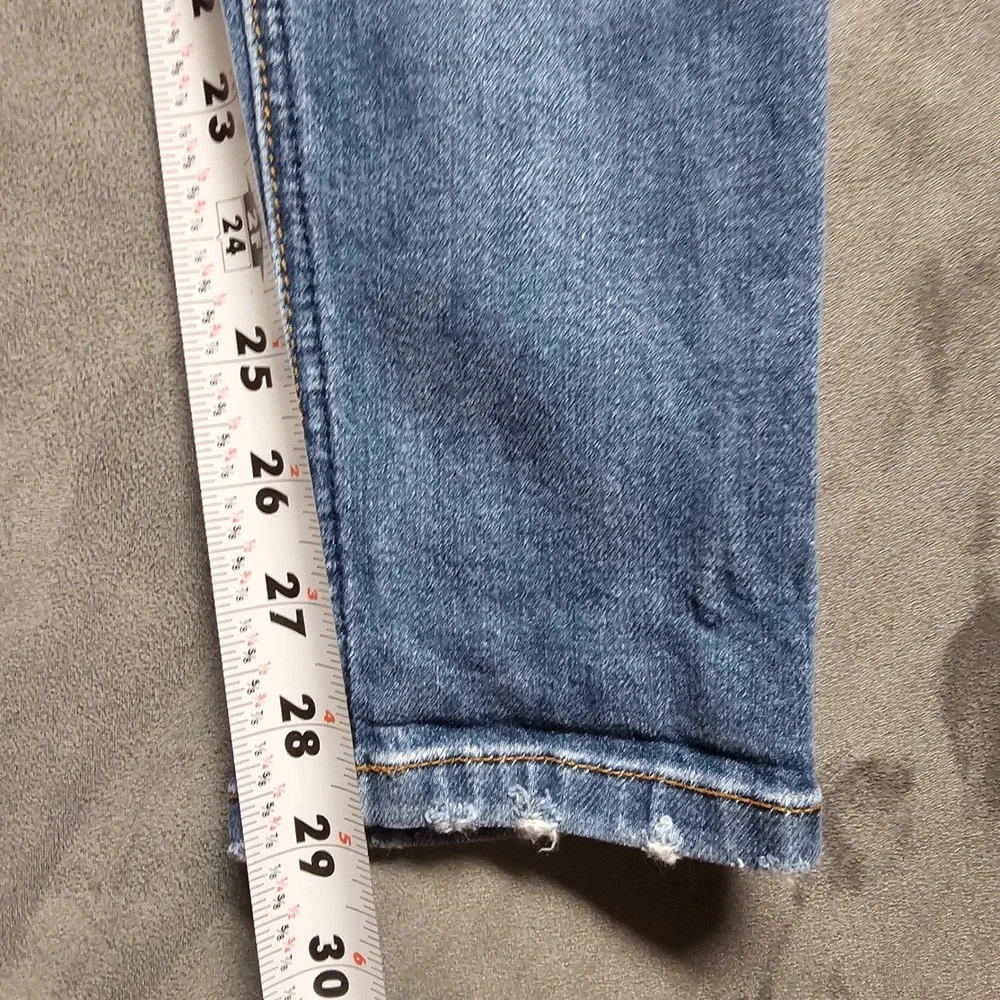 Reformation High & Skinny Jeans Rhine Wash Blue High‎ Rise Denim Size 24 LY358